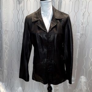 Authentic Soft Italian leather jacket by Vera Pelle size medium